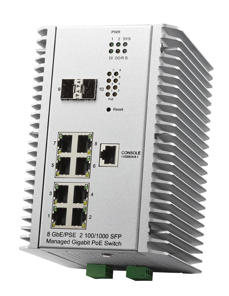 Новый JetNet 7310G – NEMA-TS2 промышленный управляемый PoE коммутатор уровня 3 для рынка IP видеонаблюдания